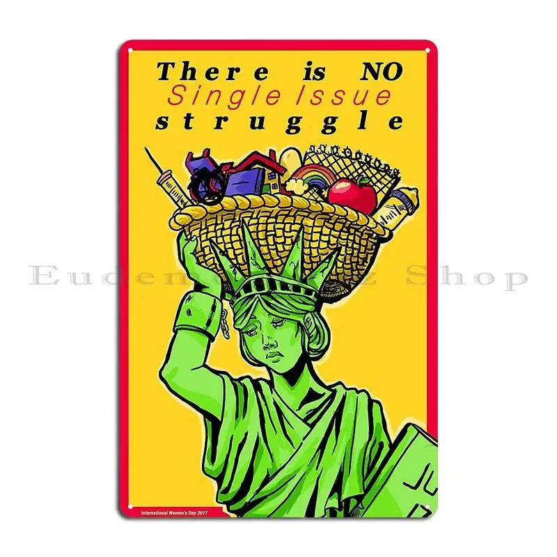 International Women S Day 2017 Metal Signs Printing Wall Plaque Character Pub Plates Funny Tin Sign Poster