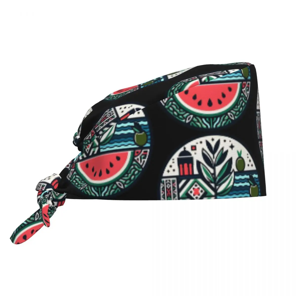 Gorros quirúrgicos para cirujano, mapa de sandía, laboratorio de paz, Hatta árabe, Spa, tienda de mascotas, veterinario, enfermera Dental, gorros de trabajo, gorros exfoliantes clásicos