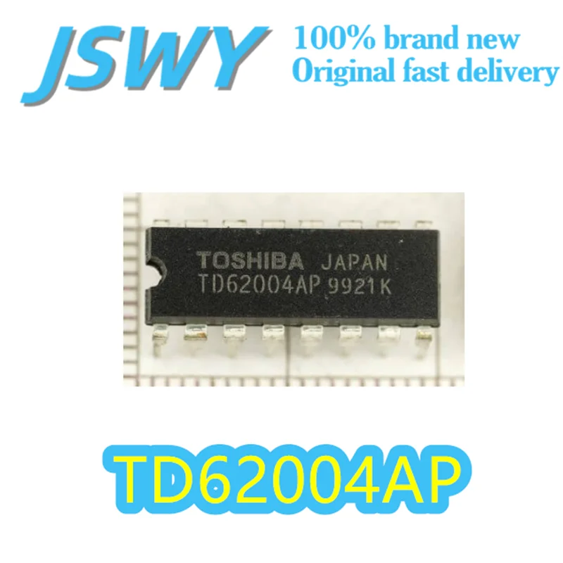 

(5/50 pieces) TD62004AP TD62004 Original Direct plug DIP-16 Darlington Transistor Array 50V 500mA Electronics Quick Shipping