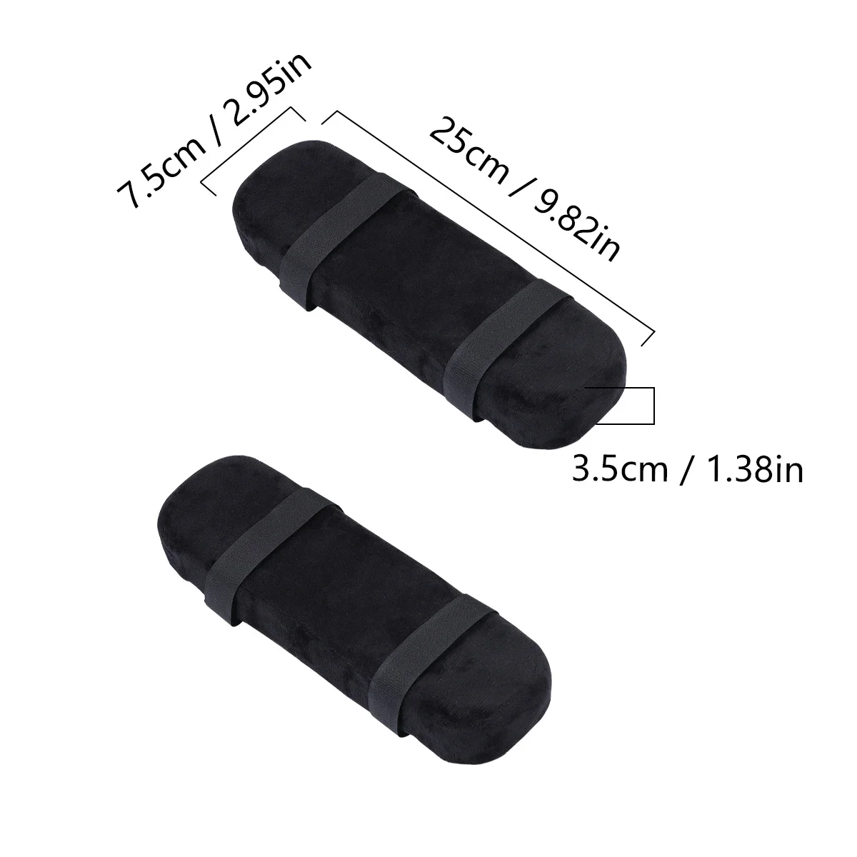 Офисный стул, губка с эффектом памяти, подлокотник, поддержка локтя, удобная игровая подушка, простая установка, подлокотник, подушка для игрового кресла
