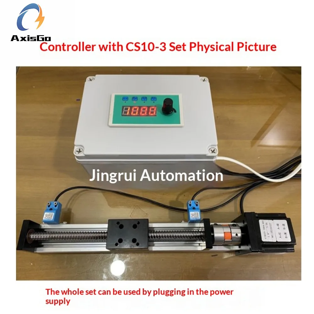 

The complete set of power supply for the lead screw slide module including reciprocating fixed-length timing speed control.