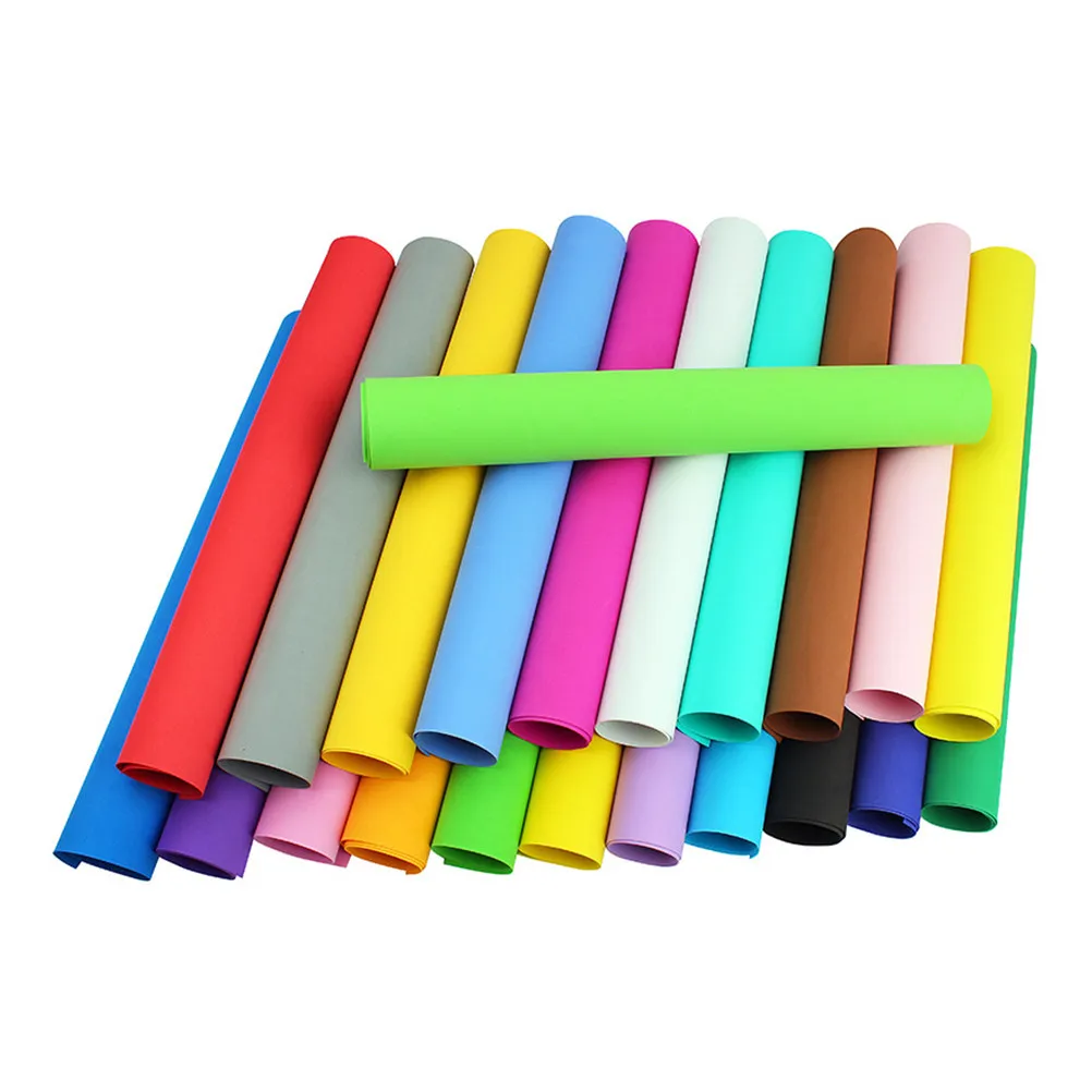 10Pcs Assorted Color Sponge Sheets Premium Safe Easy-Cut Craft Material for DIY Decoration Stationery Interior Design Jewelry