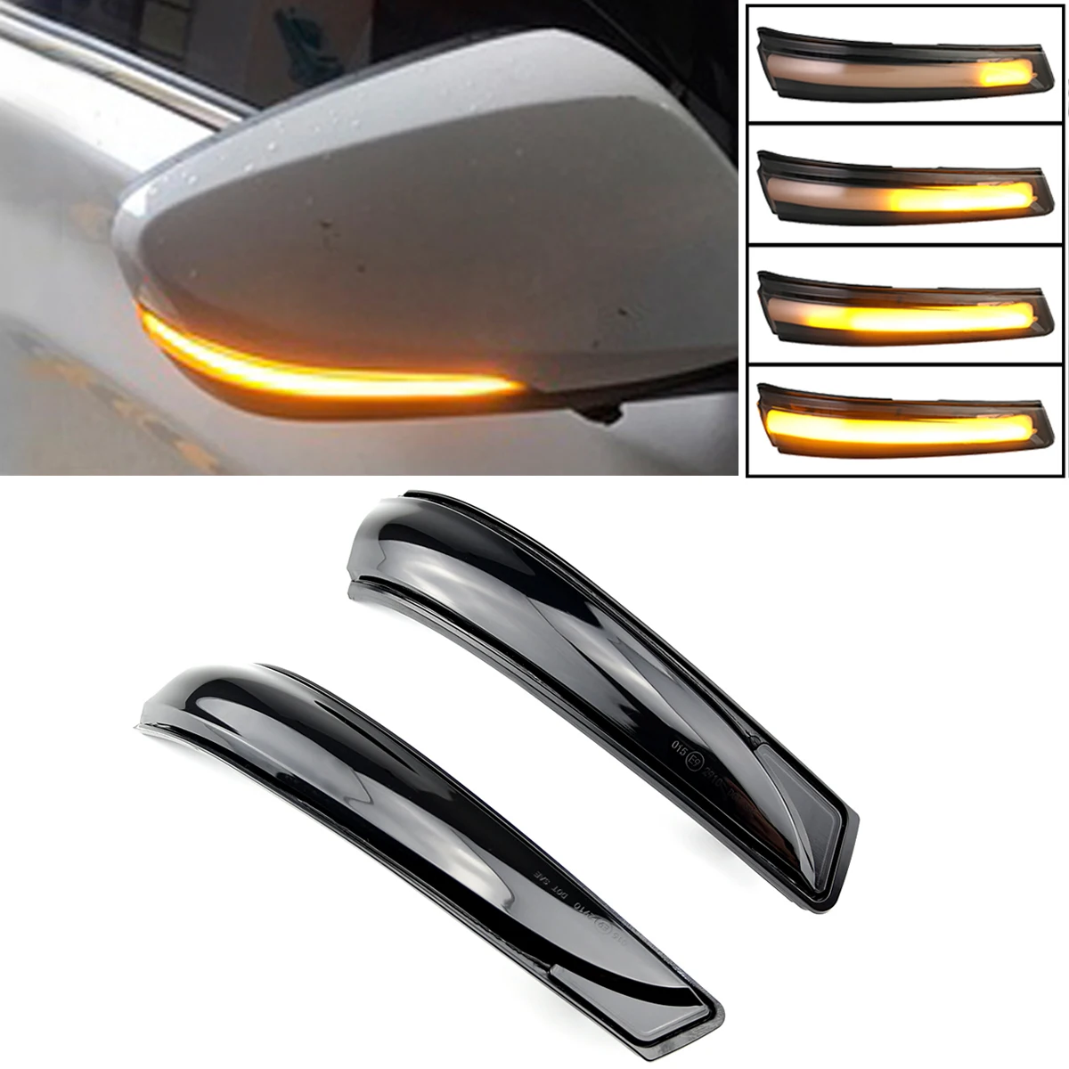 Pair Blinker Side Mirror Flashing Light LED Dynamic Turn Signal Light For Hyundai Elantra Avante MK5 Veloster i30 Car Styling