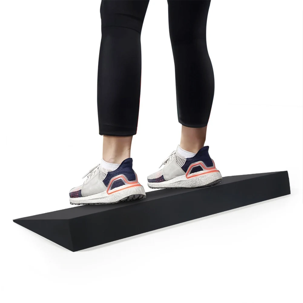 Planche inclinée d'entraînement, cale de Squat antidérapante, planche d'équilibre inclinée ergonomique pour l'haltérophilie et le Fitness