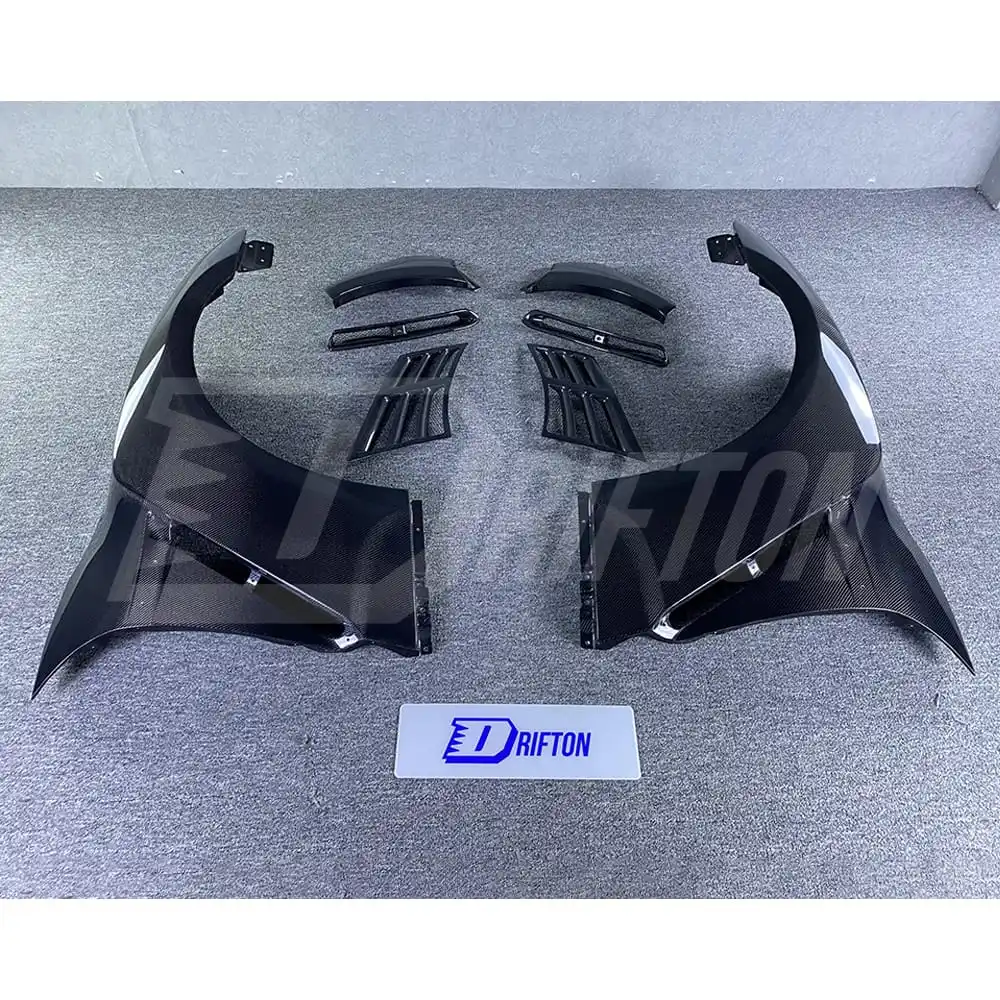 TopSecret Style Carbon Fiber Fender for Nissan R35 GTR Body Kit