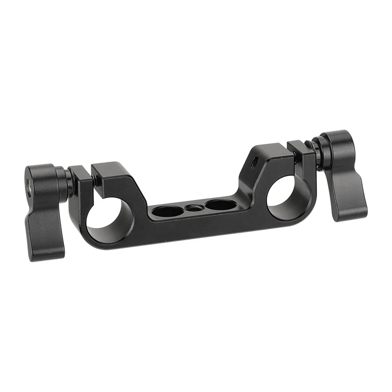 

15Mm pipe diameter double hole pipe clamp 1/4 screw installation fixed expansion conversion connection shoulder rest photography