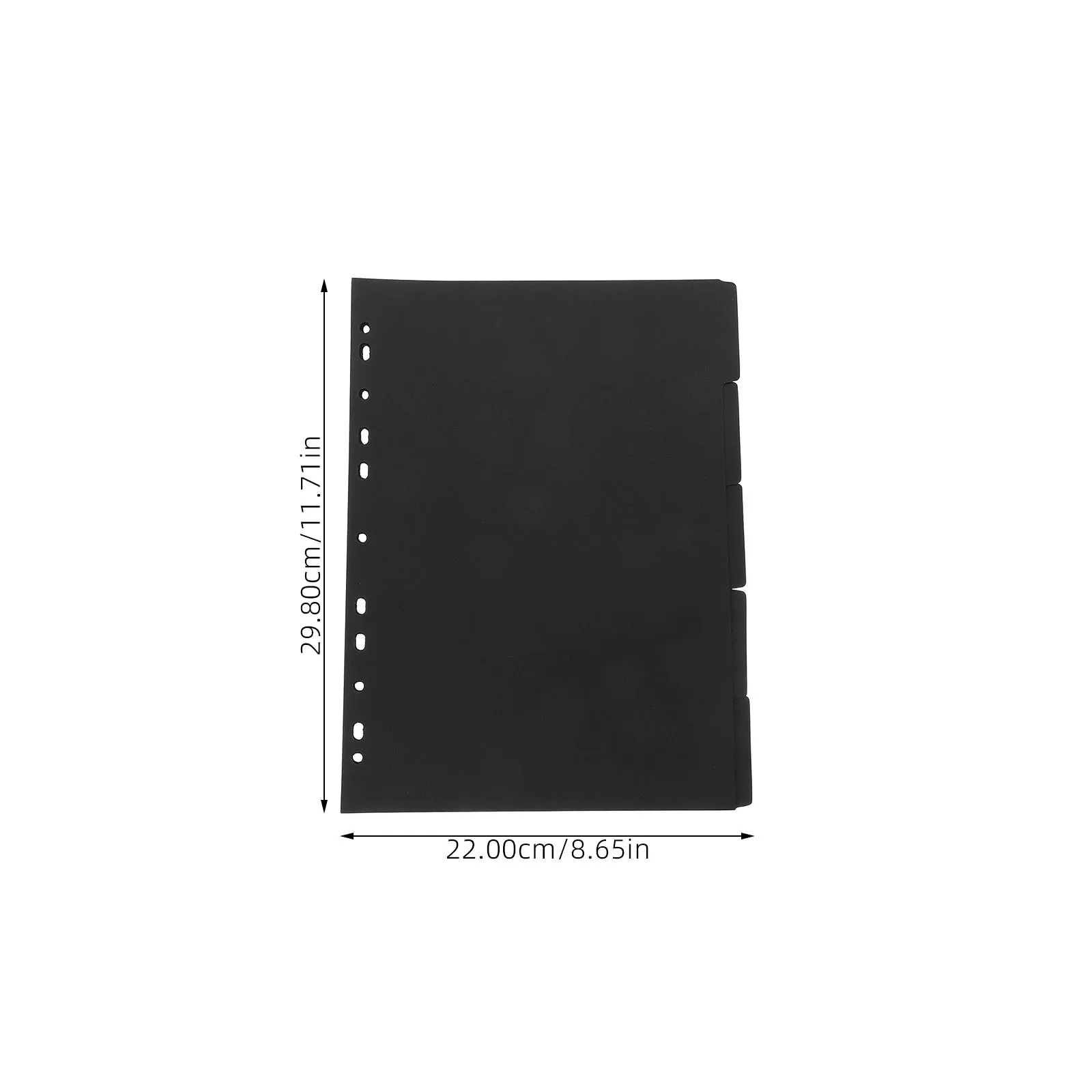 A4 Notebook Binder Dividers 5 Sheets Detachable Paper Dividers Creative Design Document Organization Time Saving