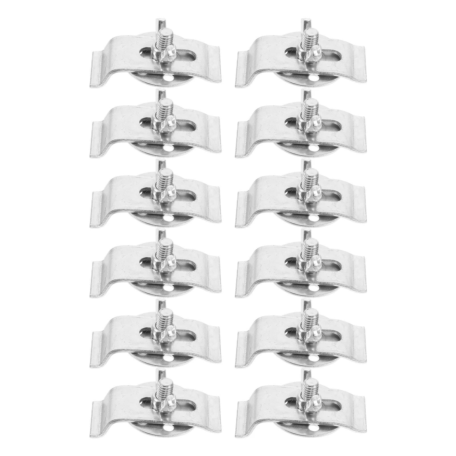 

12Sets Undermount Sink Clips Heavy Duty Support Clamps for Kitchen Bathroom Vanity Countertop Installation Metal Sink Mounting