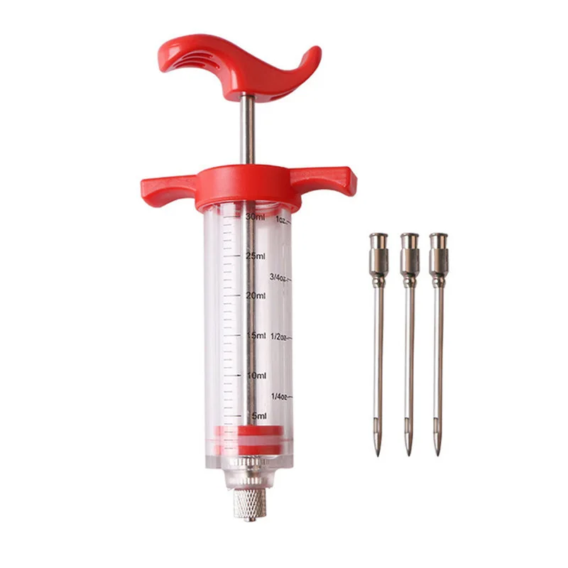 

Roast Sauce Injector Kitchen Seasoning Turkey Needle Marinade Barbecue Sauce Injector Needle Sauce Injection Needle Baking Tool