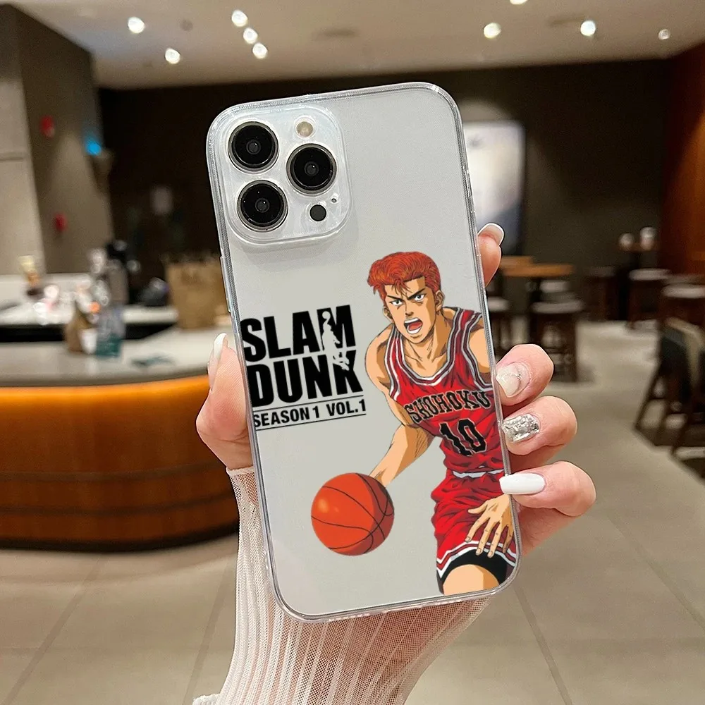 BIlibili SLAM DUNK Phone Case For Samsung Galaxy A73 53 32 22 5G  Note 20Ultra Shell