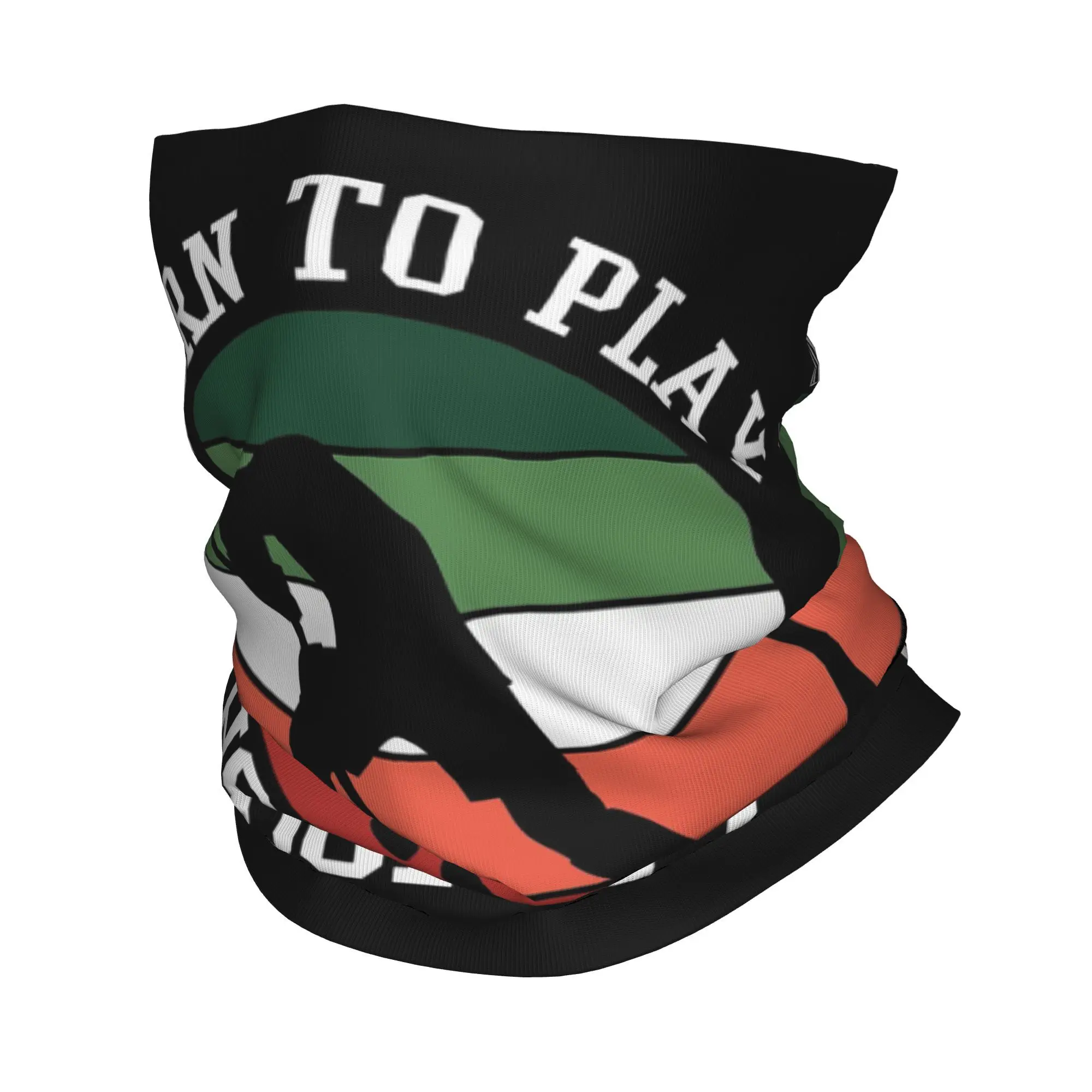 ولد للعب الهوكي باندانا الرقبة الجراب قناع مطبوع وشاح عقال دافئ الجري للجنسين الكبار كل موسم