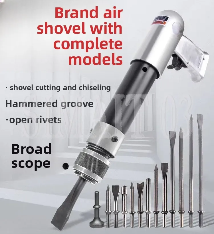 High-Power Air Scaler & Chisel Hammer | Pneumatic Rust Remover, Needle Scaler, Welding Slag Cleaner, Vibration Chisel Tool
