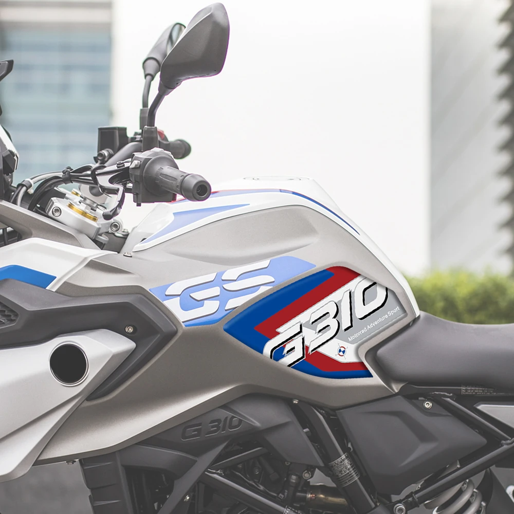 Motorcycle Tank Knee Protector 3D Gel Paint Protection Sticker For BMW G310GS G 310 GS 2018 - 2025 Decorative Reflective Decal