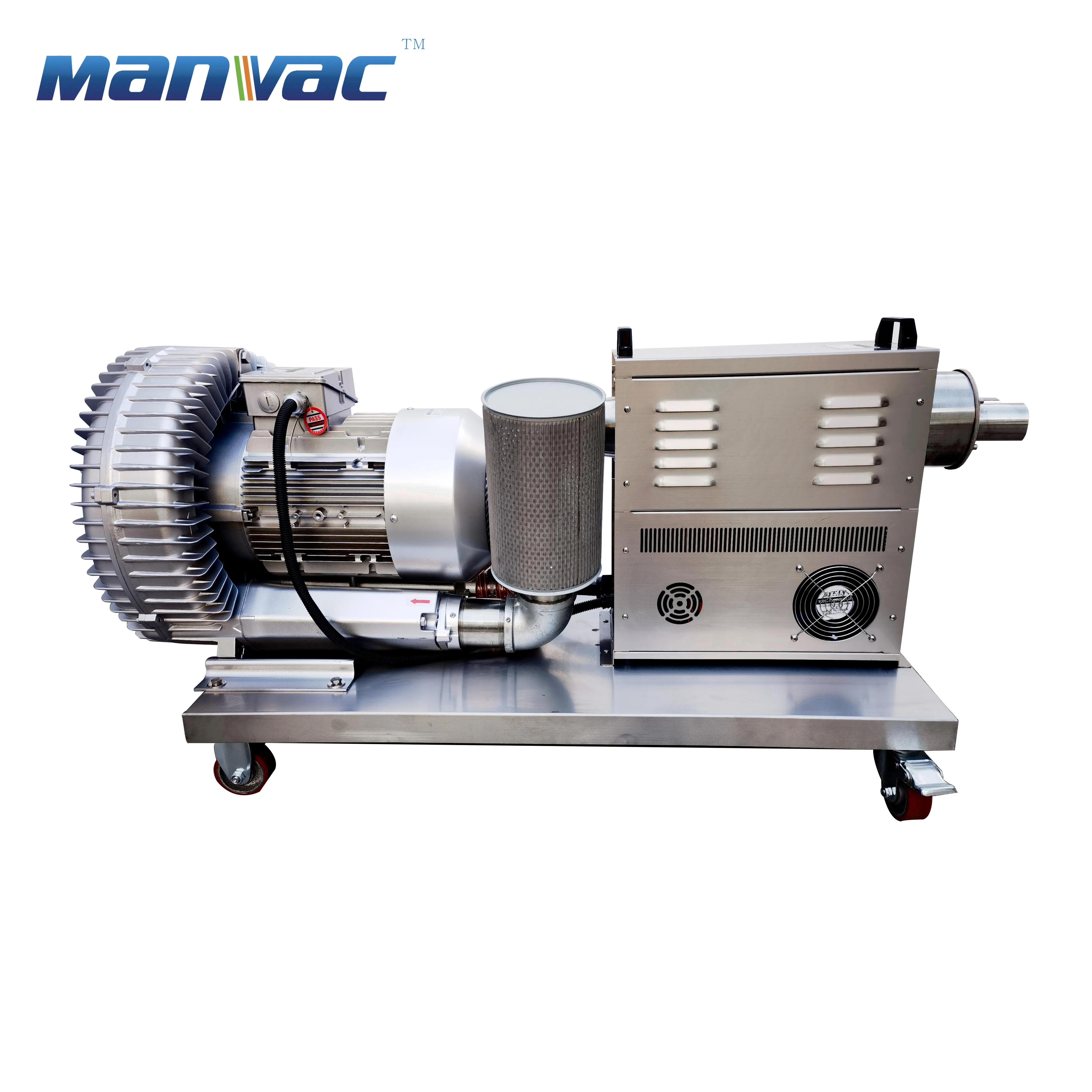 High Pressure Industrial Hot Air Blower Electric Hot Air Heater With Vortex Ring Blower