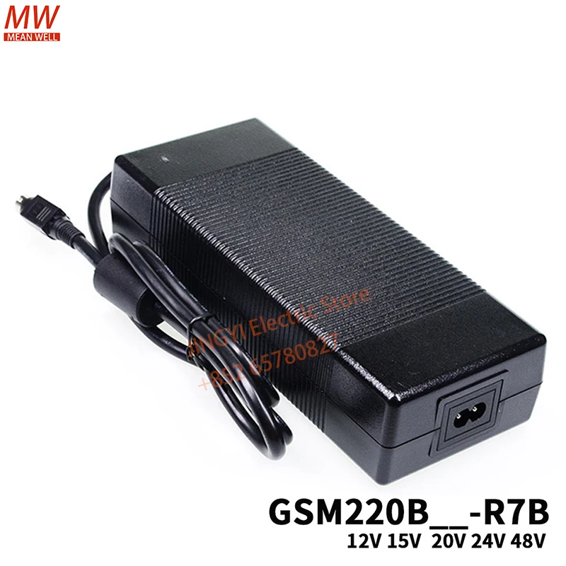 MEAN WELL Power Supply Original 220W AC-DC Reliable Green Medical Adaptor GSM220B24-R7B GSM220B48-R7B GSM220B12 15 20-R7B