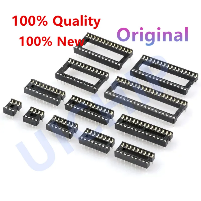 10PCS Square hole DIP8 14 16 Pin DIP8 DIP14 DIP16  Pin IC Socket