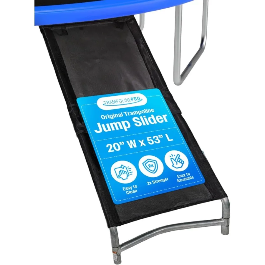 

Trampoline Pro The Original Trampoline Slide and Climber Universal Trampoline Ladder Alternative Heavy Duty Steel Construction