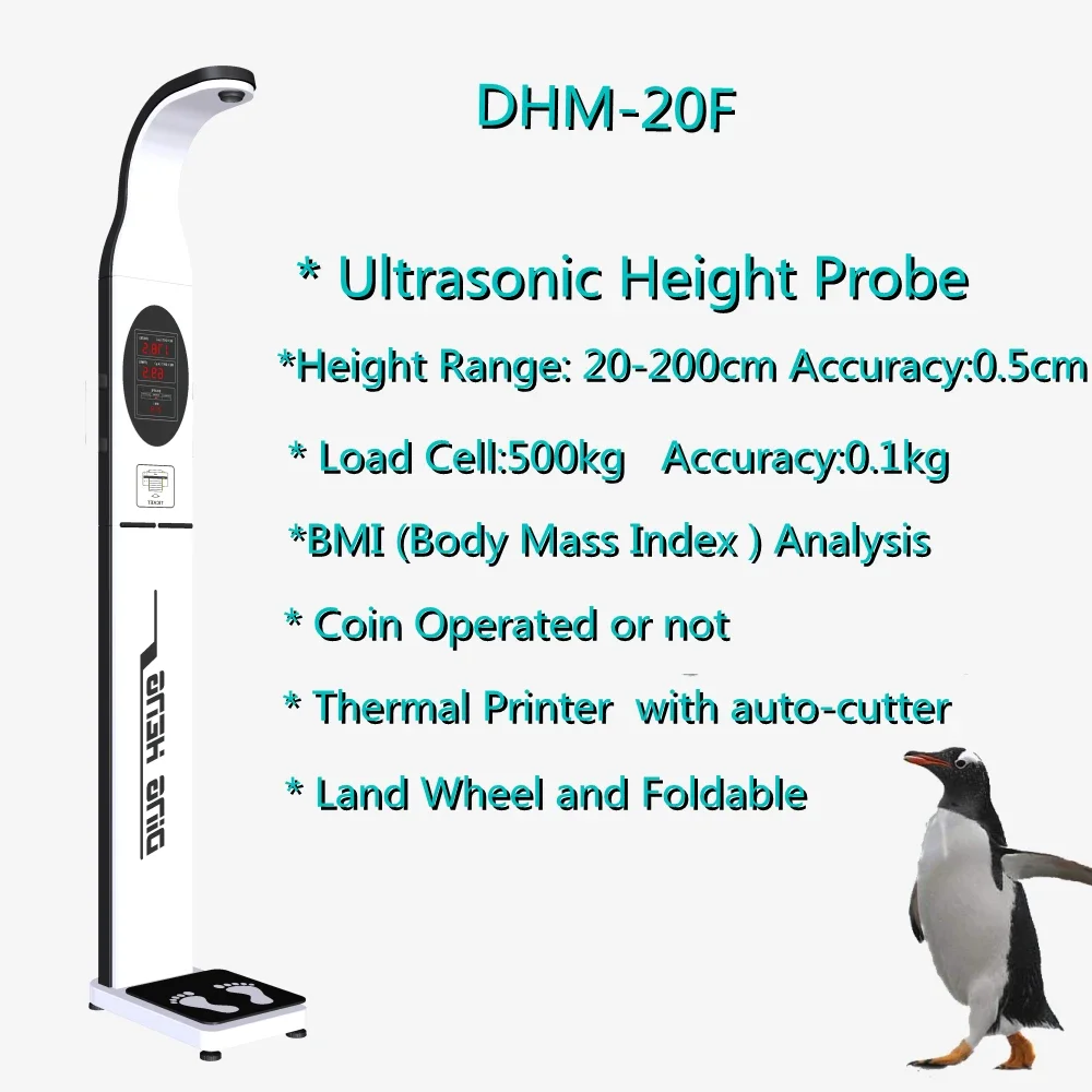 Digital Height and Weight Scale with printer