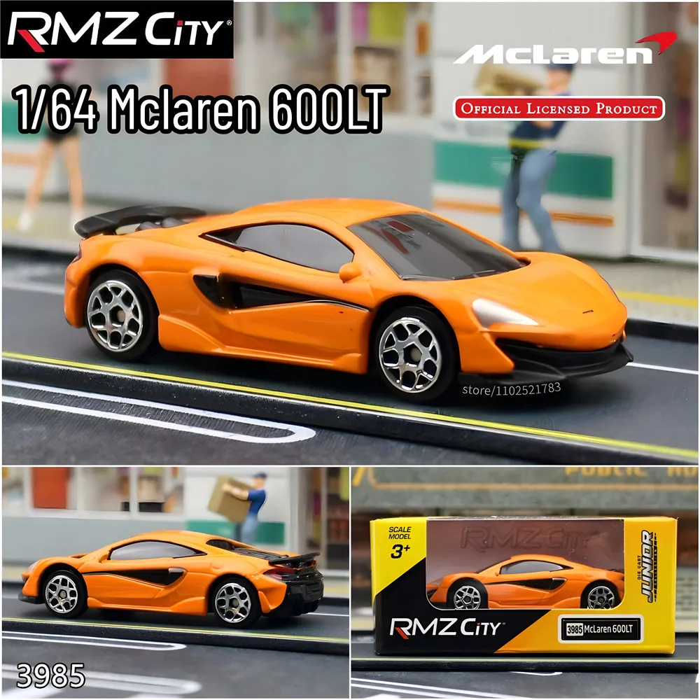 1:64 Mclaren 600LT Car Model Scale Replica Diecast Miniature Art Mercedes BMW Audi VW Vehicle Collection Kid Boy Gift Toy