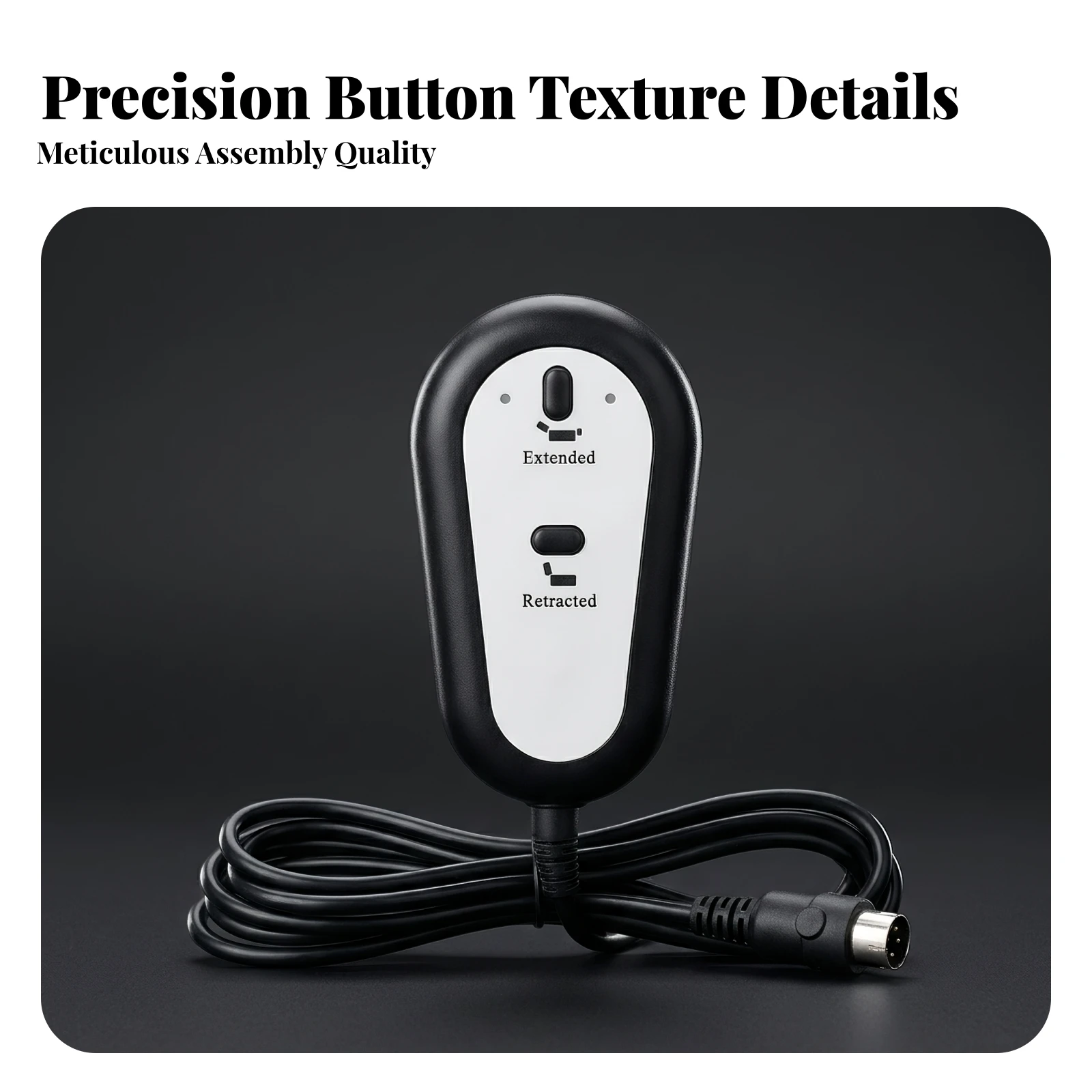 Recliner Switch with Cable Easy to Install Lift Chair Hand Control Lift Chair Handset Wired Handheld Controller Electric