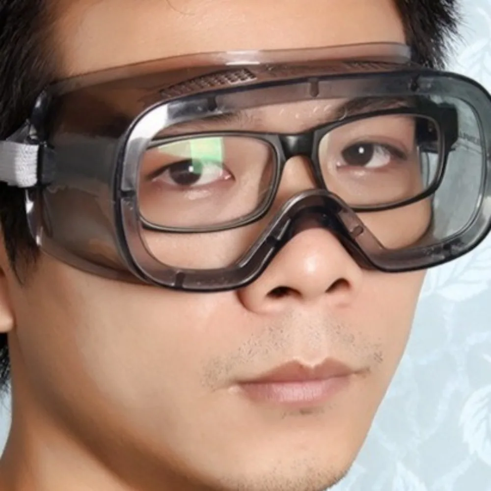 

Portable Professional Safety Goggles Dustproof Vented Anti Splash Eyewear Lightweight Clear Lens Anti-Fog Glasses Work Lab