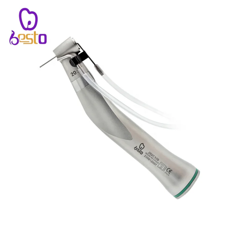 Dentala Implants 20:1 Contra Angle Surgical Handpiece Stainless Steel Low Speed Handpiece Contra Angle Dentistry Instrumenta