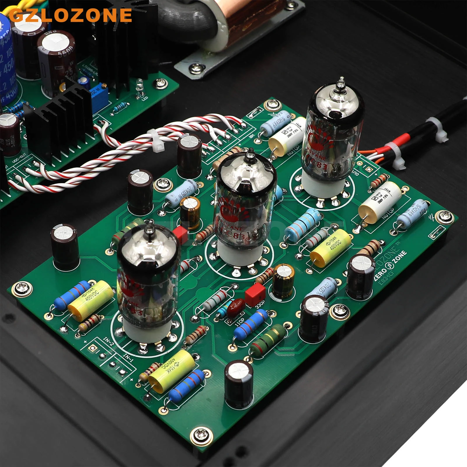 E834ACF HIFI Stereo RIAA MM Type ECC83 Tube Phono Amplifier Base On EAR834 Circuit