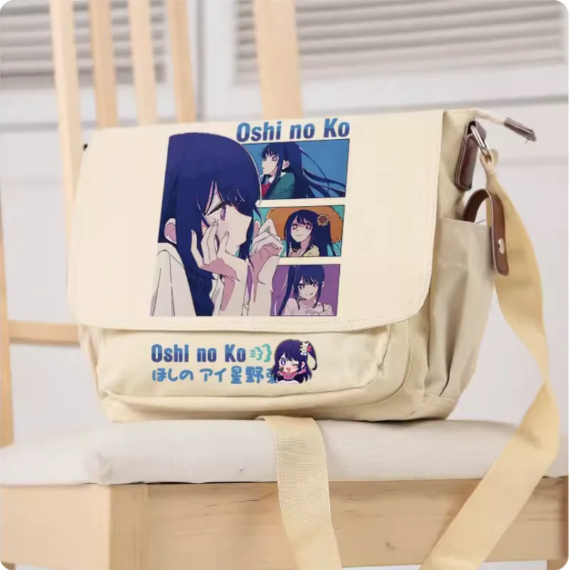 Tas selempang Anime OSHI NO KO Hoshino Ai tas kartun Unsix modis santai Remaja tas kurir siswa B183