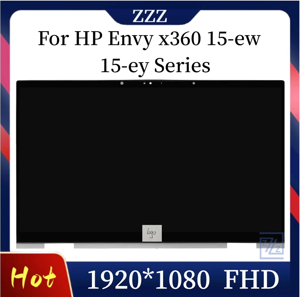 Lcd Touch Screen Digitizer Display Assembly Fhd Fit para hp Envy X360 15-ew 15-ey Tpn-w147 em 15.6 em N10354001