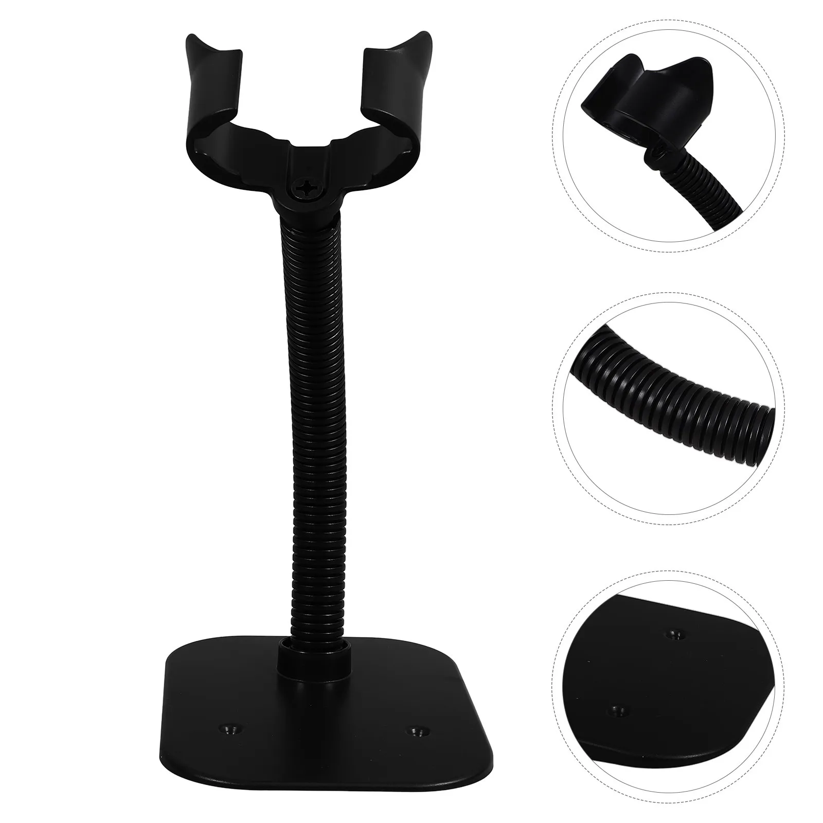 2Pcs Universal Barcode Scanner Stand Adjustable Cradle Holder Base for Supermarket Retail Warehouse Logistic Library