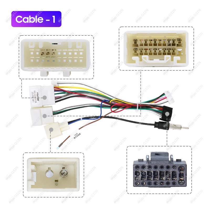 Canbus Box Adaptor For TOYOTA FJ CRUISER/REIZ/MARK X/PRADO 120/PRADO/TUNDRA/Sequoia With Wiring Harness Power Cable