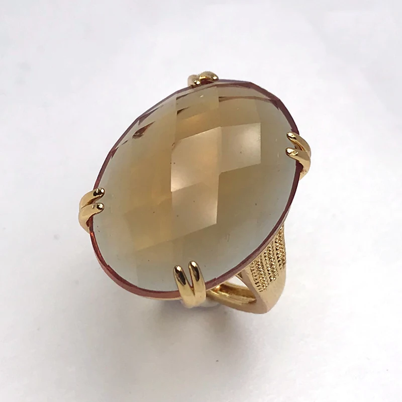 Big Stone 18*25mm Created Zultanite Ring Handmade Jewelry Sudan Stone Color Change for Women Engagement Party Birthday Gift