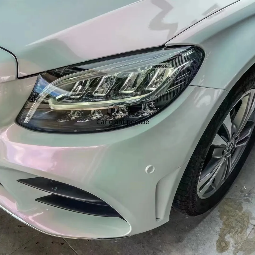 Highest qualityGloss  White to Pink vinyl Wrap Film Car Wrap Film Non degumming Non fading quality Warranty 1.52M*17M roll