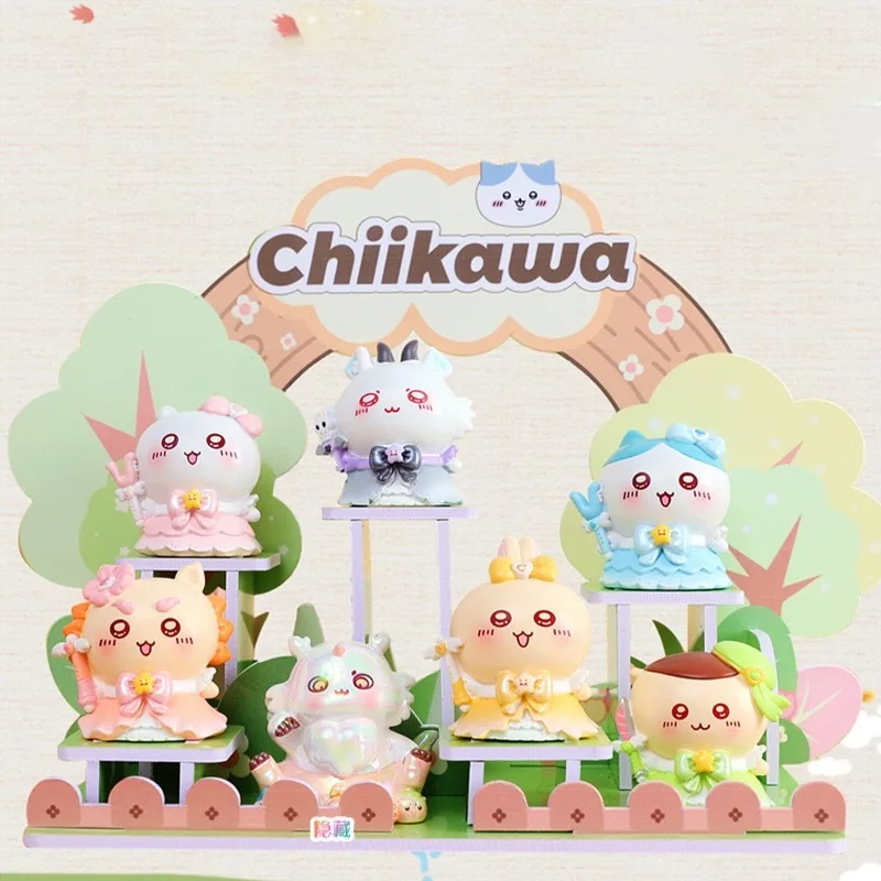 Chiikawa Jiikawa Magic Lucky Blind Box Handmade Desktop Ornament Cute Doll Toy Festival Gift