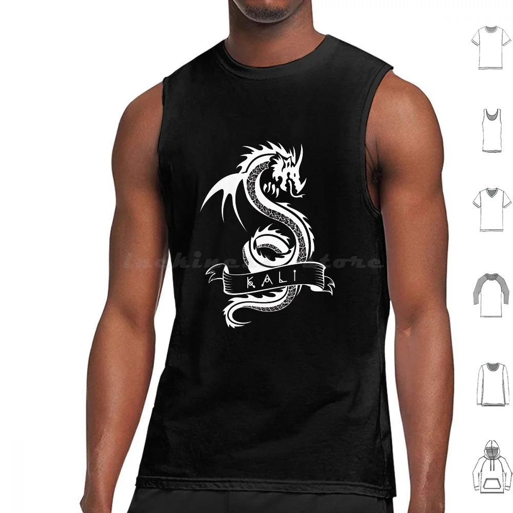 Kali Linux Tank Tops Print Cotton Hacking Kali Kali Linux Dragon Linux Kernel Gnu Distro Distribution Foss