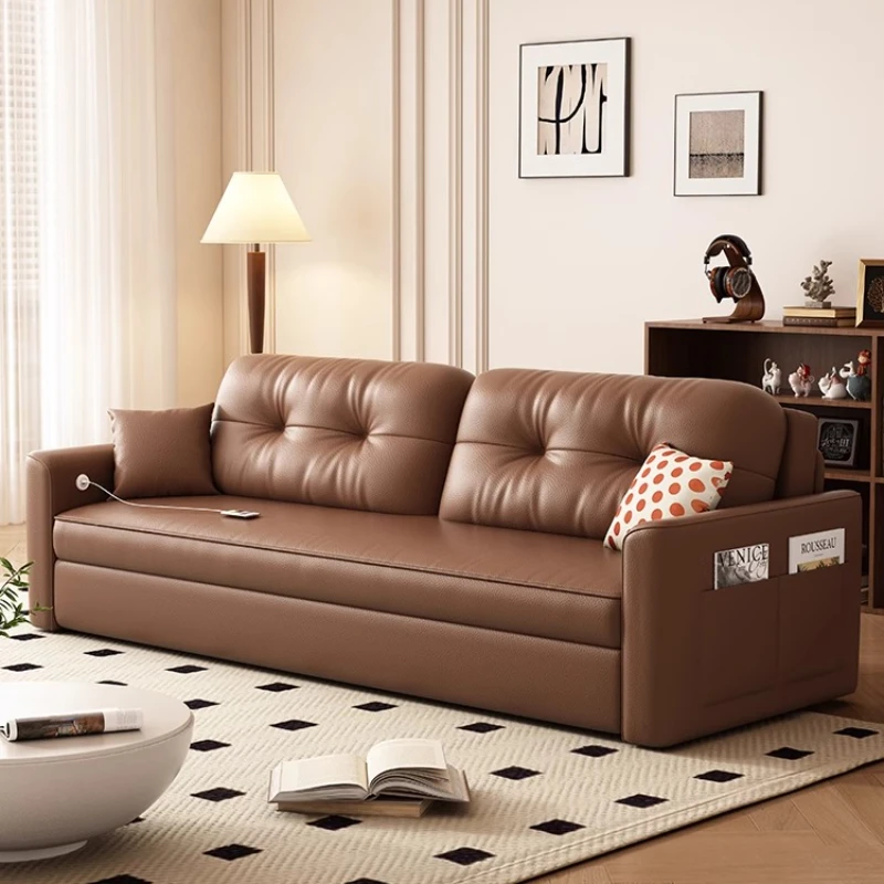 

Small Outdoor Fold Sofas Brown Extendable Fashion Design Sofas Office Living Room Camas Y Muebles Para El Hogar Furnitures