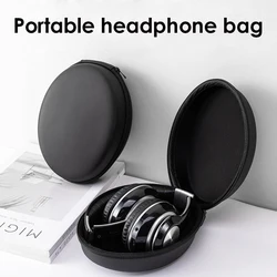 Jounivo Portable Headphone stroage Bag Eva Headset Pouch Waterproof Shatterproof Carrying Case Hard Shell Earphone Accessories