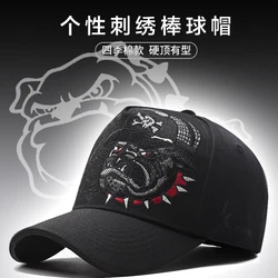 Original design, high-quality imported hat, men's and women's 3D three-dimensional embroidery baseball cap, trendy couple's hat