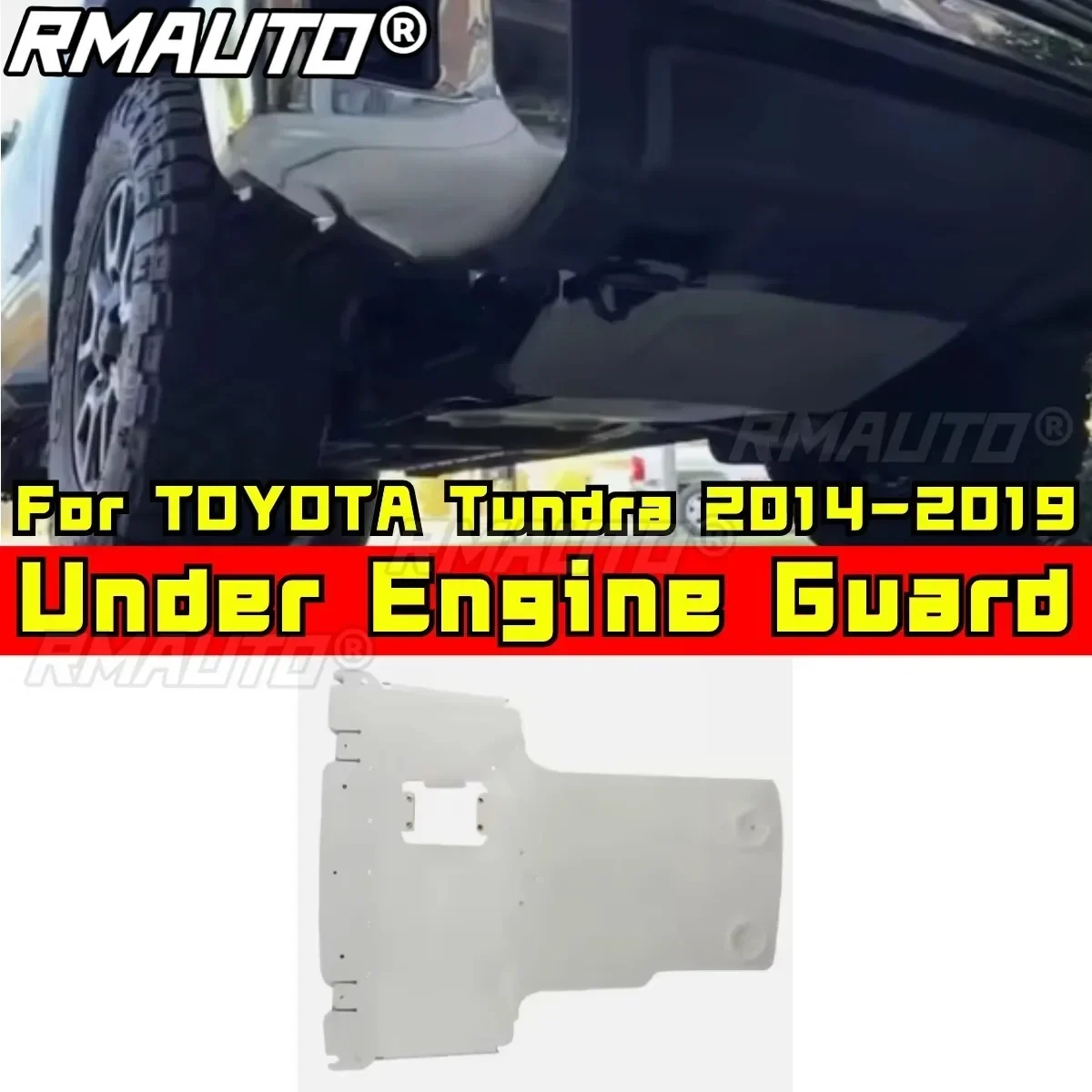 For TOYOTA Tundra 2014-2021 Car Accessories Lower Trim Panel Engine Guard Under Protection Plate Front Skid Plate Body Kit