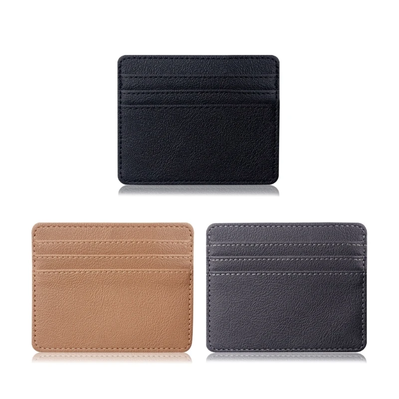 Pocket Wallet RFID Blocking for Men Women Leather ID-Card Holder