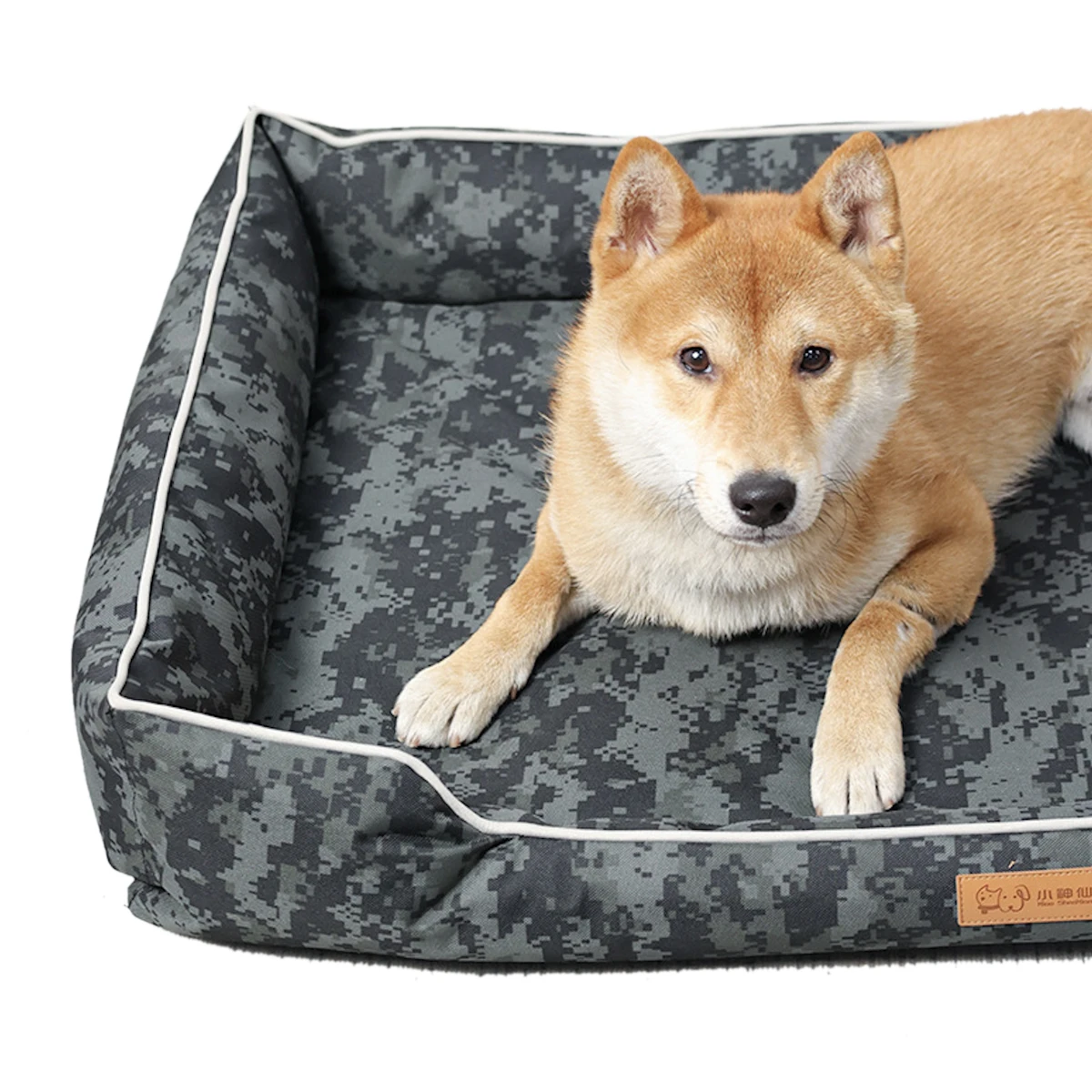 Large Dog Bed Waterproof Bed for Dog Filled W/ High Resilience Sponge Bite-resistant Detachable Washable Pet Mat Cat Accessories