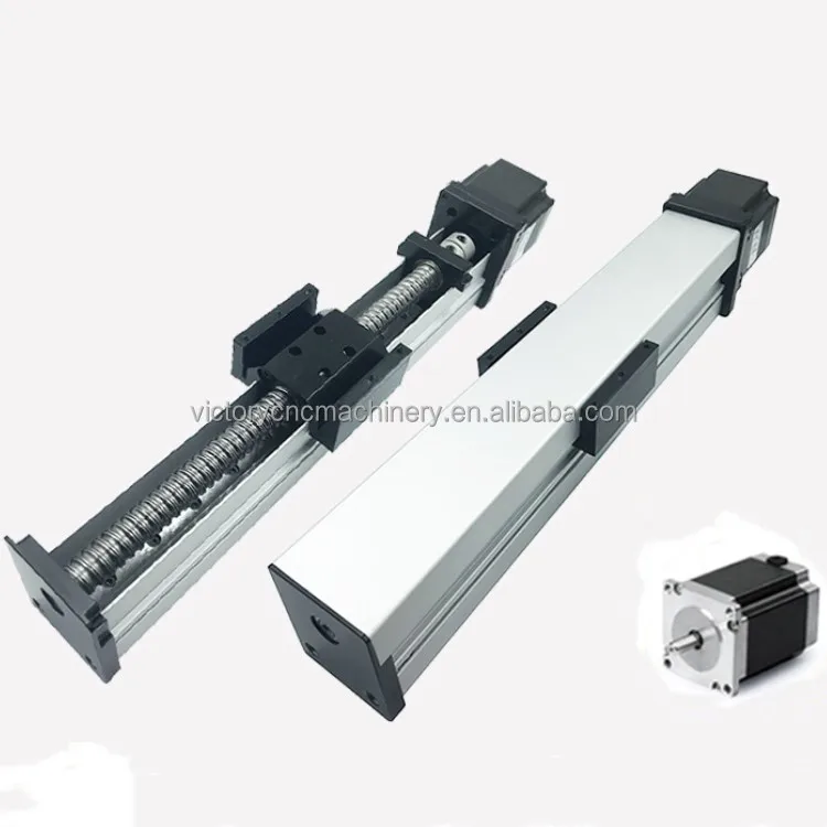GF40 SFU1204-200mm mesa deslizante sellada a prueba de polvo tornillo de bola mesa deslizante lineal módulo de riel guía Motor paso a paso mesa cruzada