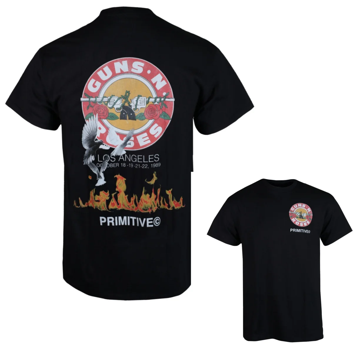 New Guns N' Roses Graphic Cotton T-shirt Unisex Summer Short Sleeve Fashion Brand Tee Luxury Casual Vintage Tees
