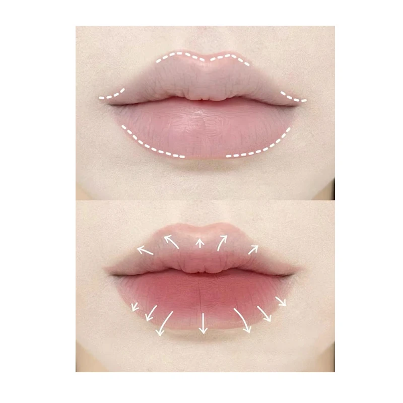 Leichter süßer und weicher Nebel-Lip liner umreißt die Lippen form, die nicht leicht zu verblassen ist