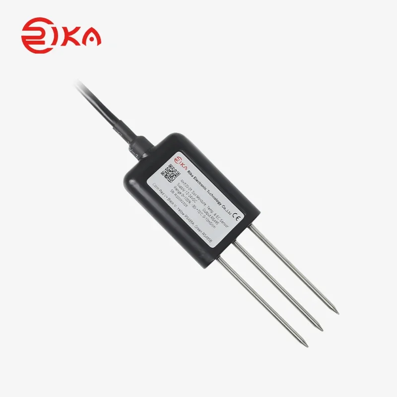 Sonda de temperatura del sensor de medición de humedad del suelo RIKA RK520-01 TDR