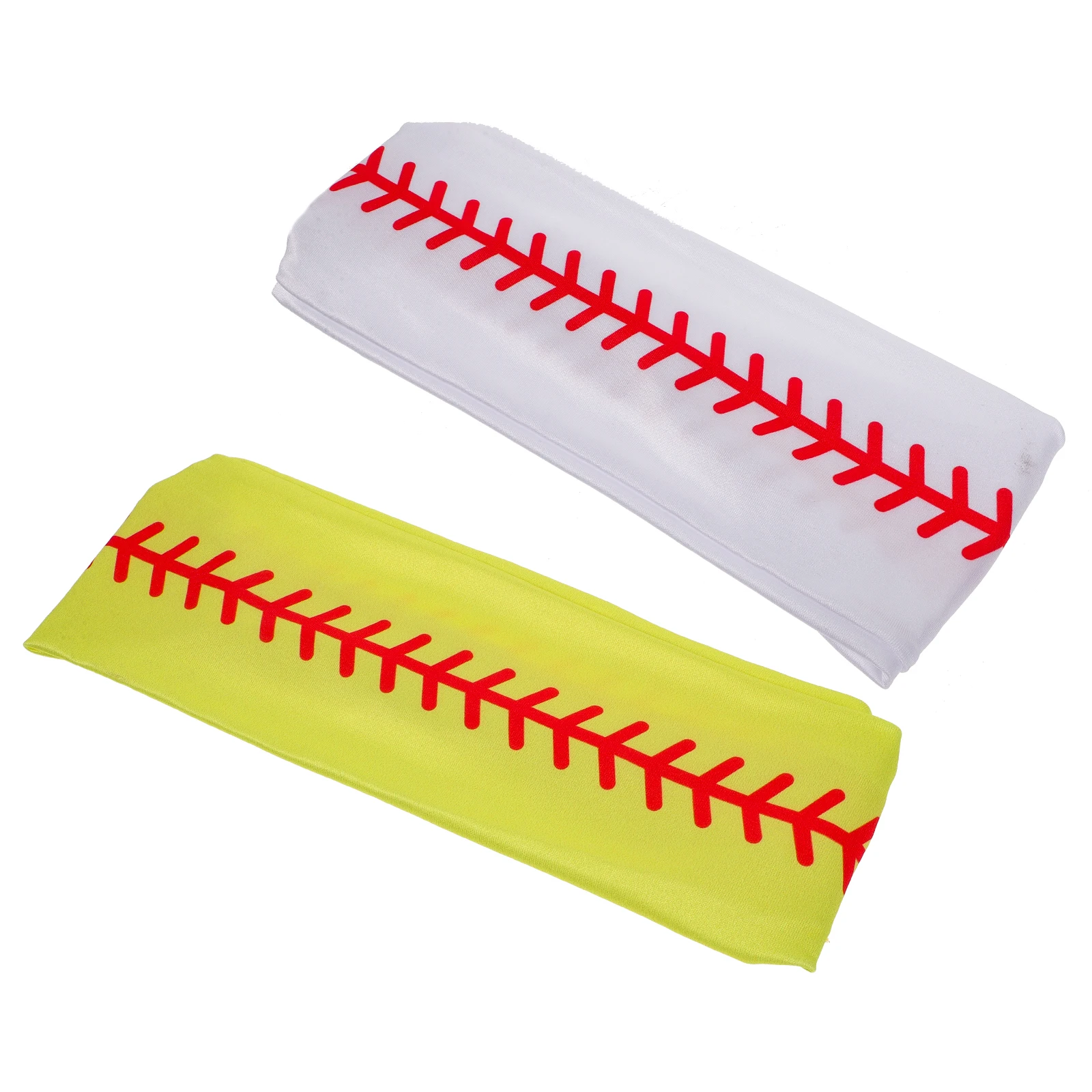 

2Pcs Sweatb Stylish Fitness Headb s Yoga Training Elastic Hair Skin Friendly Running Accessories Pure Color Non Slip Yellow