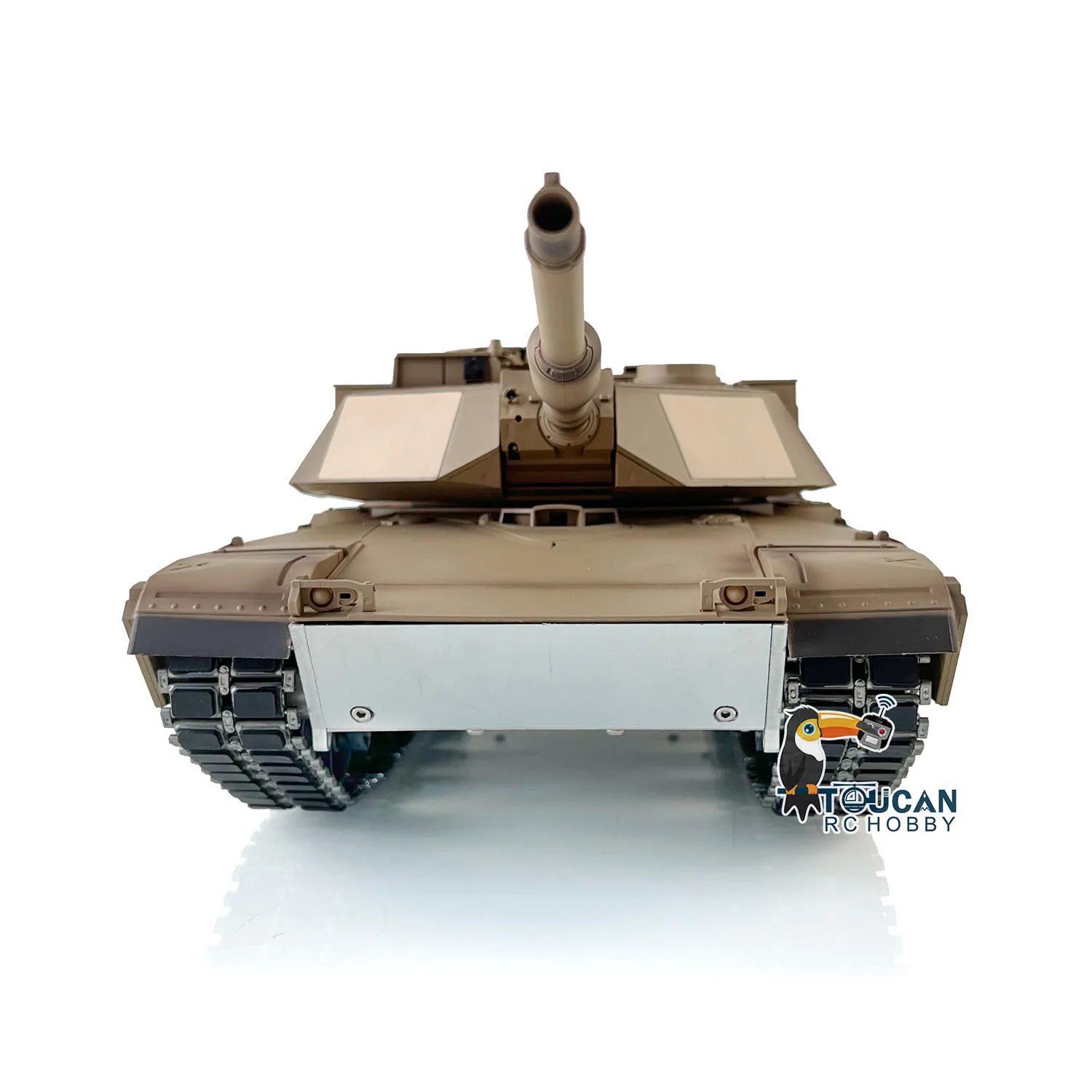 รถถังบังคับวิทยุ Heng Long รุ่น 3918 M1A2 Abrams RTR โครงโลหะ ตัวถังพลาสติก หัวหมุนได้ 360 องศา พร้อมเอฟเฟกต์ควัน