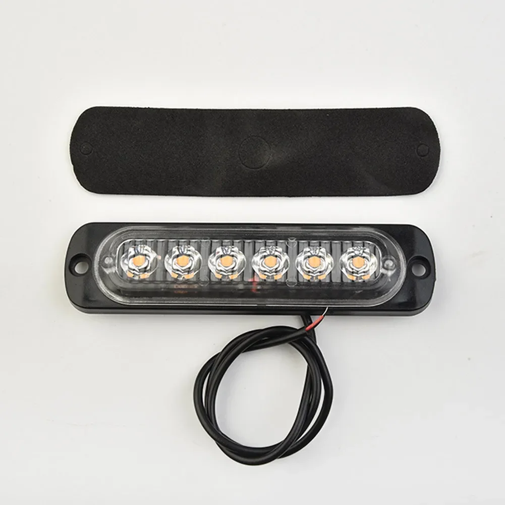 12V-24v Auto Ha Condotto La Barra Luminosa Ambra Auto Camion Indicatore Laterale Luce di Girata Barra Indicatori Lampade Hazard Beacon Lampada di