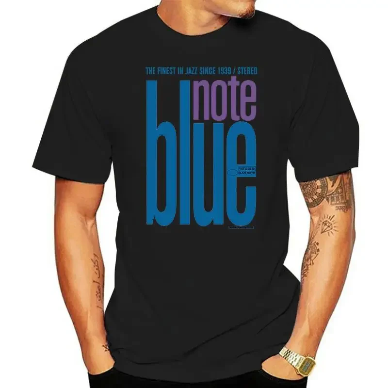 S-5XL Art New Men Cotton T-Shirt Blue Note Men& Finest Jazz T-Shirt Graphic Men Clothing Oversized Summer Funny Style Cotton new