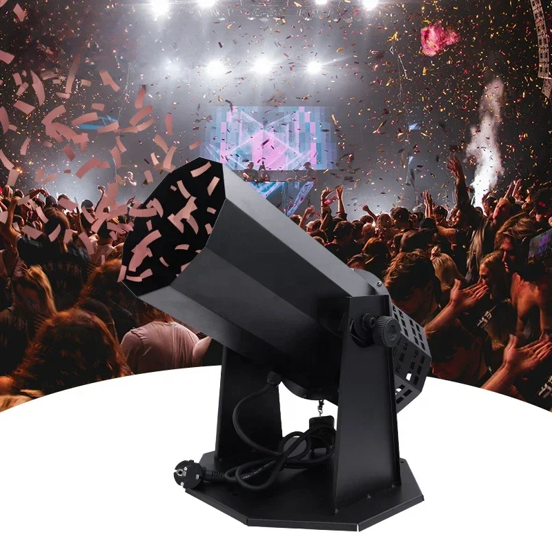 Dj Bar Party Confetti Cannon Jet Machine Wedding Stage Atmosphere Equipment Remote Control 1500w Confetti Machine Paper